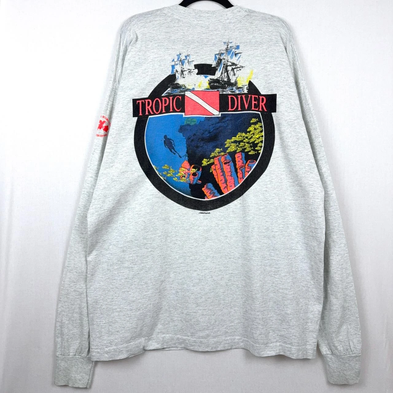 Fruit Of The Loom 90s Tropic Diver Long Sleeve XXL